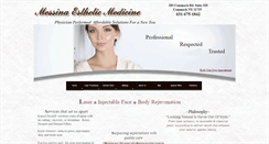 Desktop Screenshot of messinaestheticmedicine.com